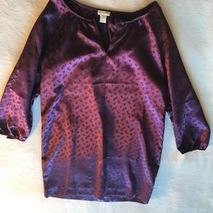 J. Crew Berry Silky Dress Paisley